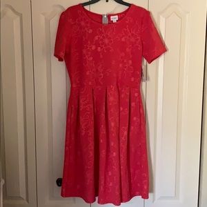 LulaRoe Coral Pink Amelia XL BNWT
